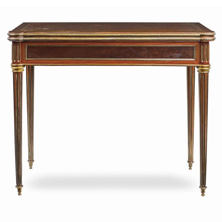 Mahogany game table