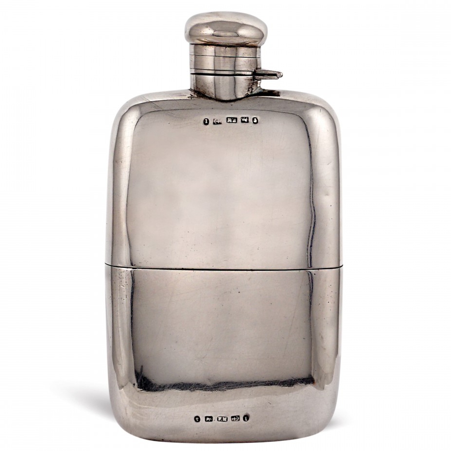 Silver Flask for Whisky (1883)