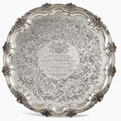 Large Silver Salver (1848)
