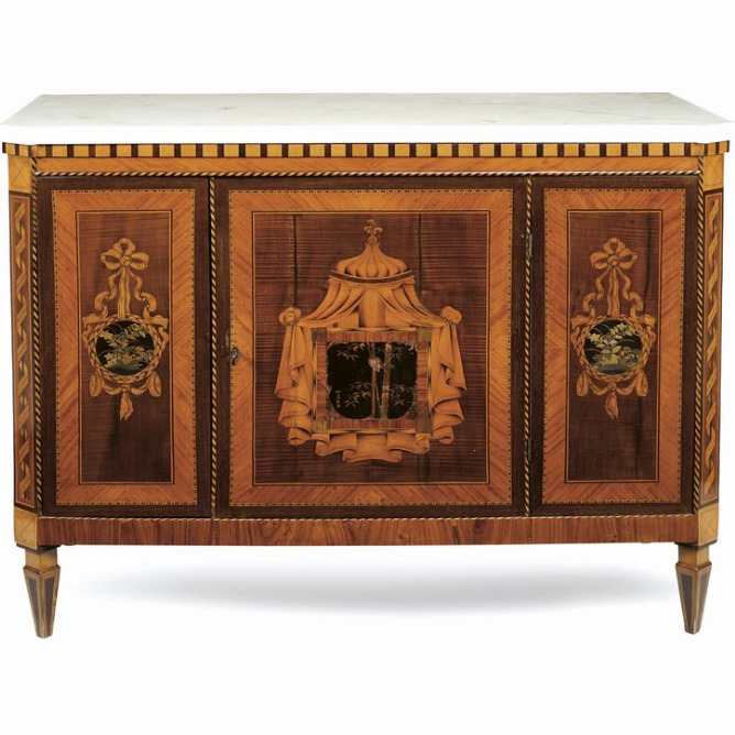 Different woods sideboard