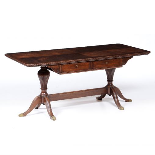 Rectangular mahogany table