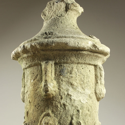 Antique Ex Holkham Estate Urn Stone Finials